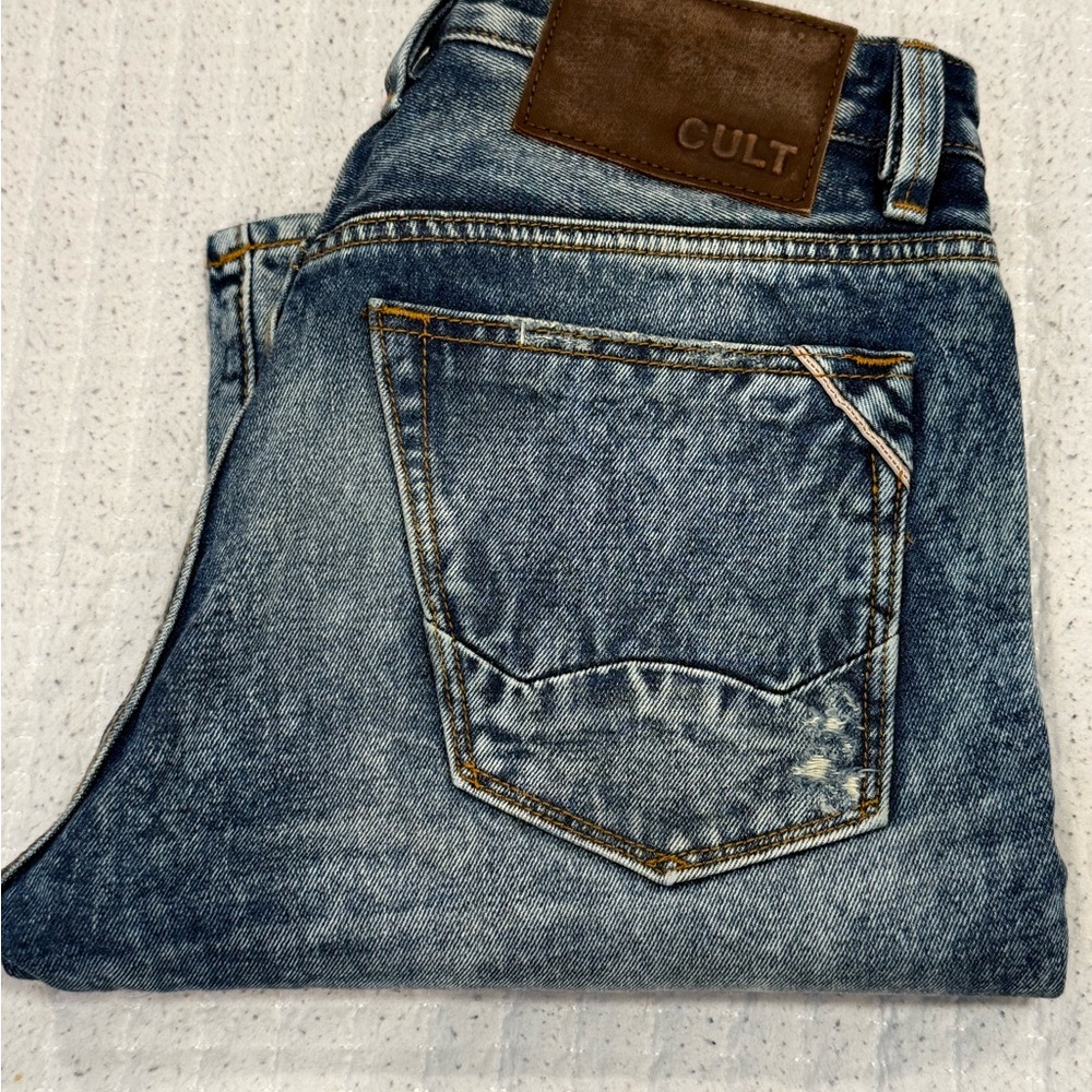 Cult of Individuality Vintage Blue Straight Jeans